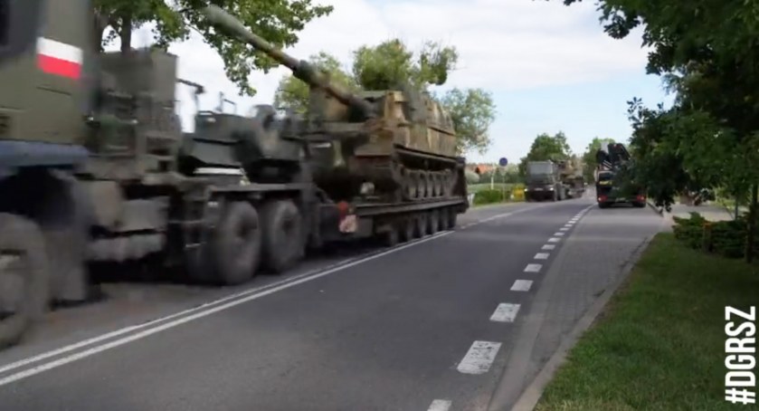 Kadr z film opublikowanego przez Wojsko Polskie