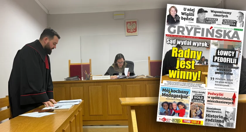 Prokurator podczas odczytywania postawionych zarzutów