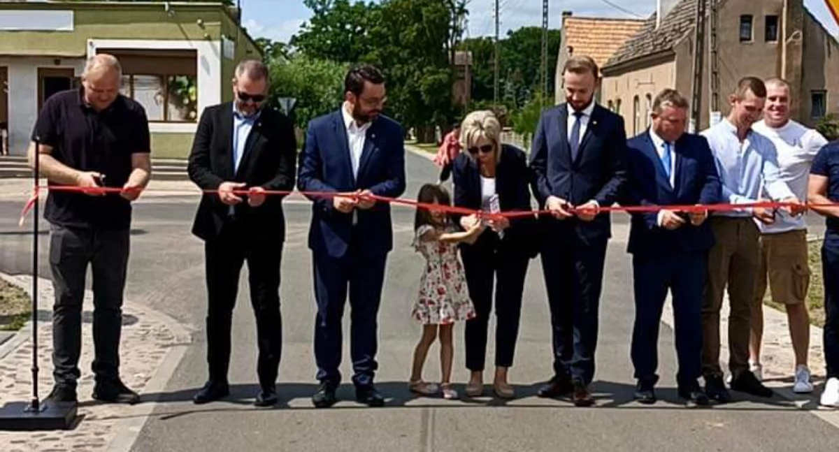 Inwestycje, Oficjalnie otworzyli nową drogę [GALERIA] - zdjęcie, fotografia