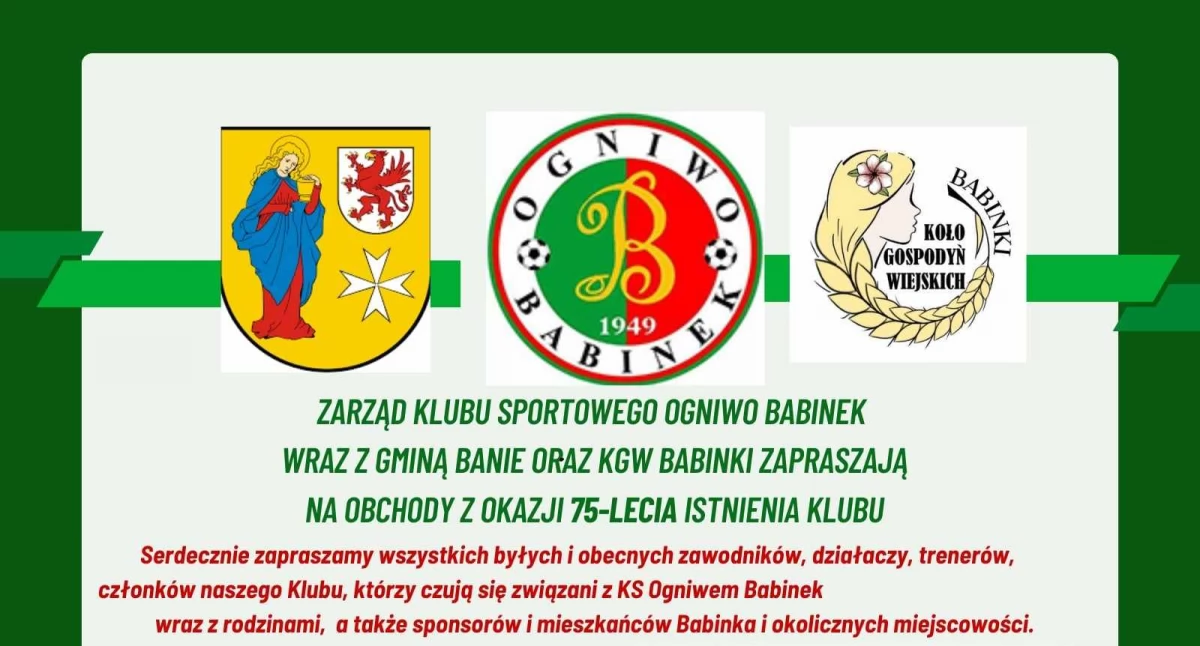 Imprezy, Ogniwo Babinek zaprasza lecie Będzie dużo atrakcji! - zdjęcie, fotografia