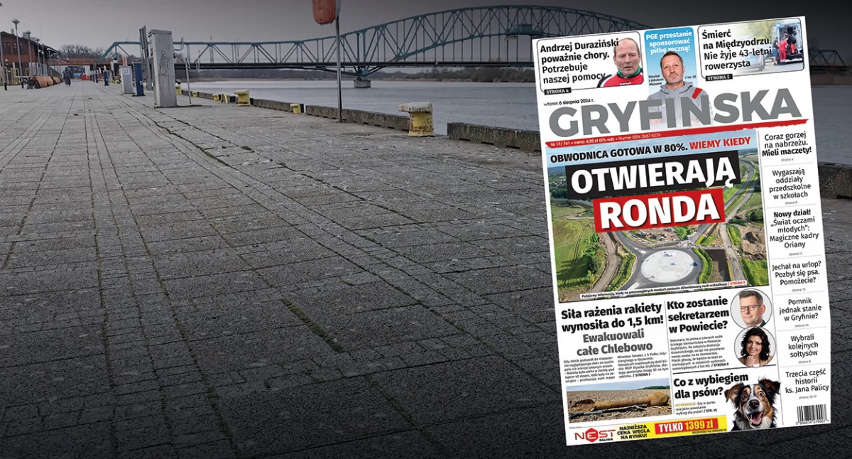 Gazeta Gryfińska, głośno nabrzeżu Ostatnio mieli sobie maczetę bejsbolowy - zdjęcie, fotografia