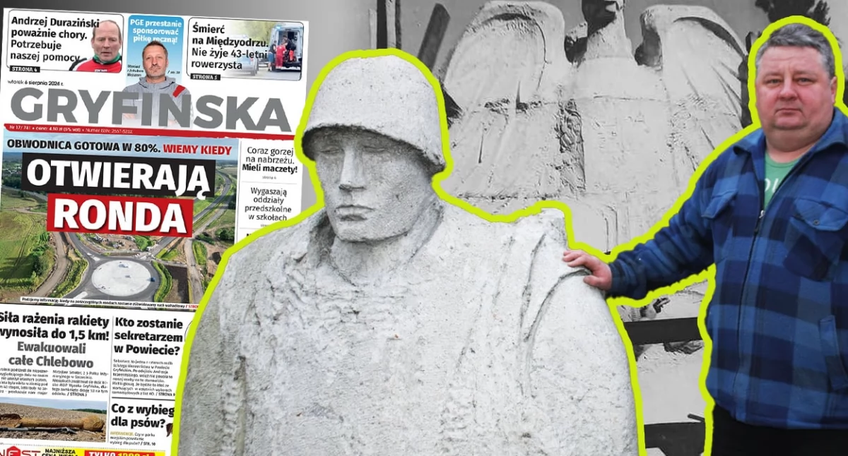Inicjatywy społeczne, Pomnik sprzed jednak stanie Gryfinie - zdjęcie, fotografia