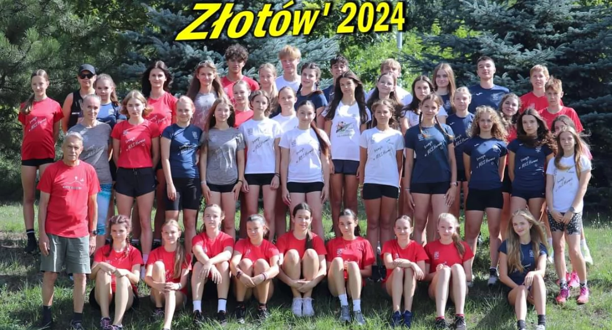 Lekkoatletyka, Hermes Gryfino pozdrawia obozu! - zdjęcie, fotografia