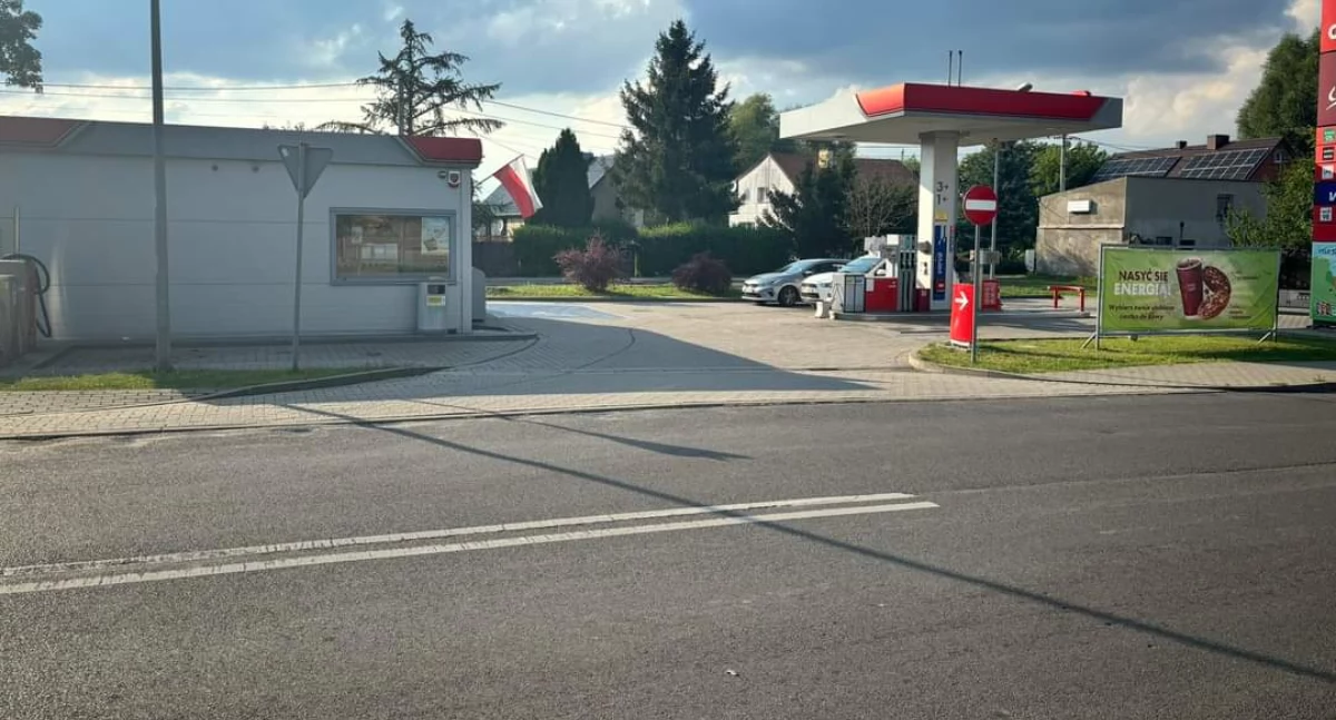 Policja - kryminalne, Złodzieje włamali stację paliw! - zdjęcie, fotografia