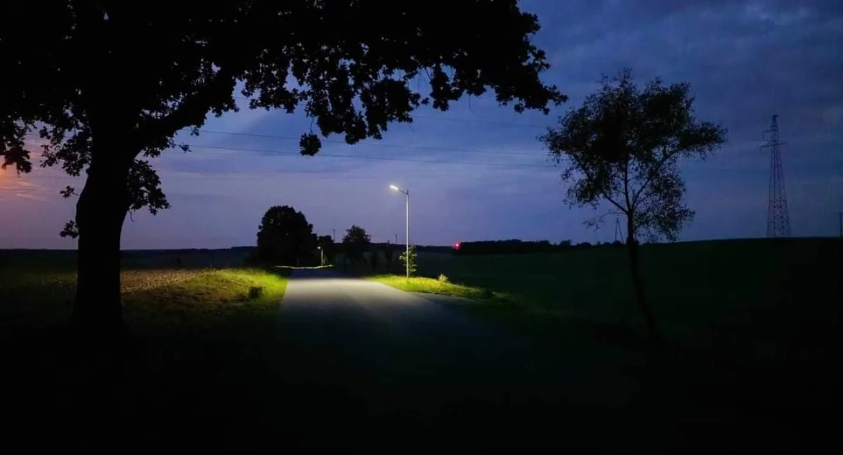 Inwestycje, Wioska została doświetlona Będzie bezpieczniej - zdjęcie, fotografia