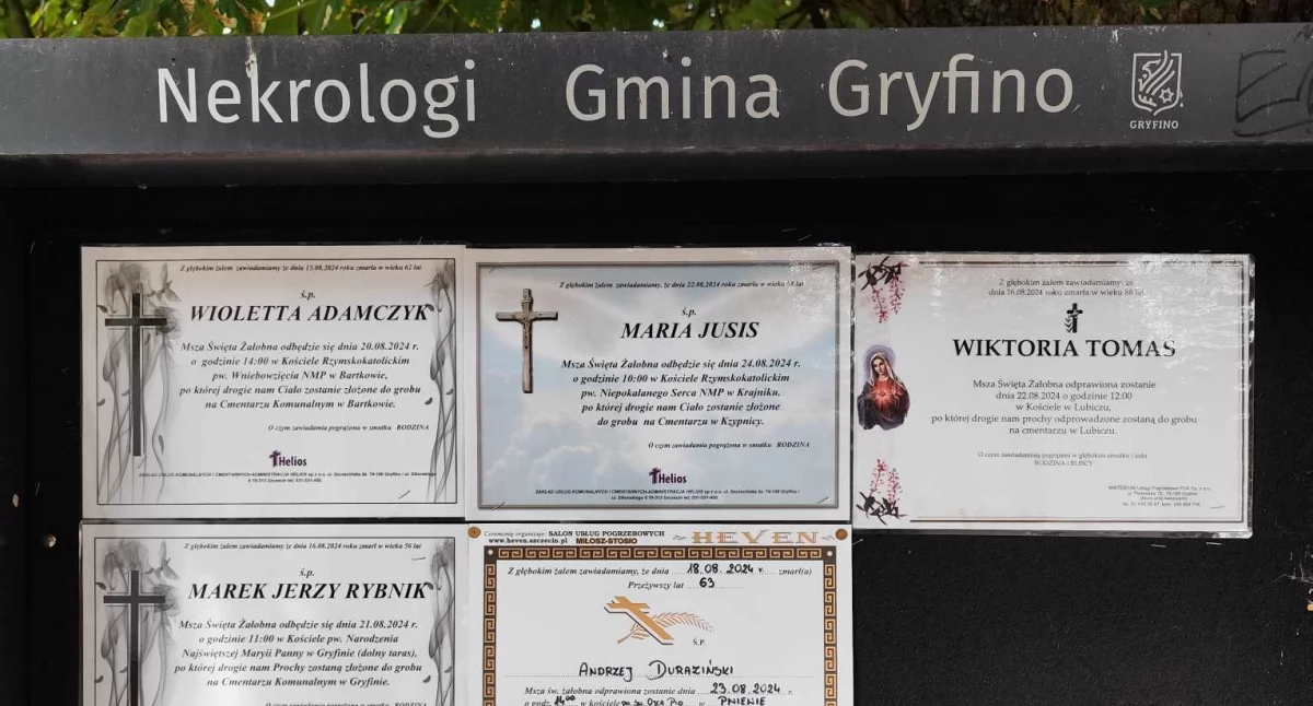 Odeszli, Żegnamy zmarłych mieszkańców naszego regionu - zdjęcie, fotografia