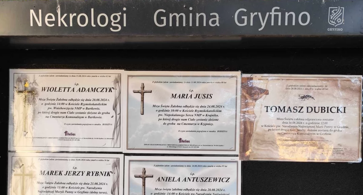 Odeszli, Zmarła letnia gryfinianka - zdjęcie, fotografia