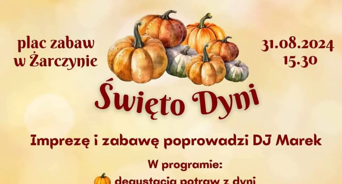 Imprezy, sobotę Święto Dyni! Cała atrakcji - zdjęcie, fotografia