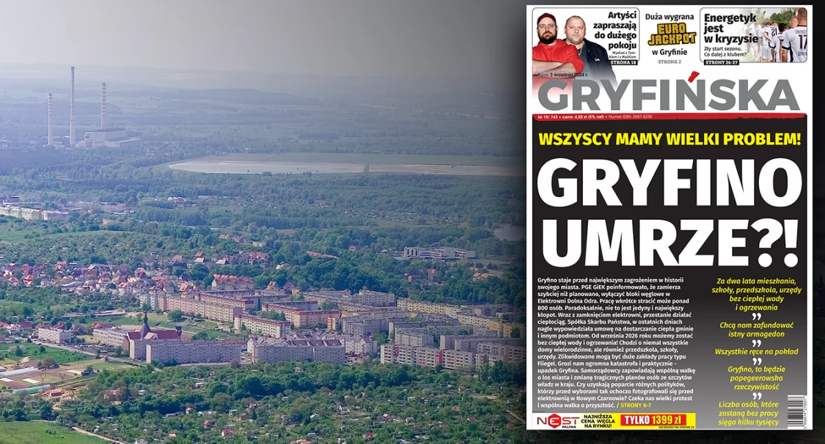 Info, Dramatyczne wieści Gryfino wielki problem - zdjęcie, fotografia