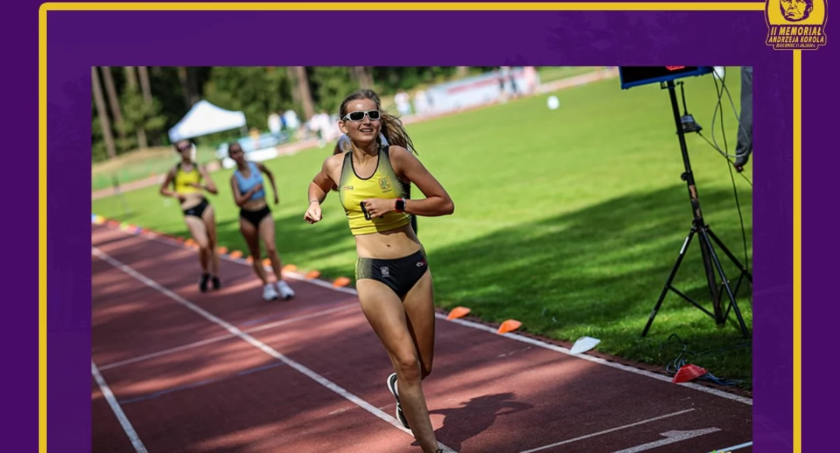 Lekkoatletyka, Julia Czajka Hermesa Gryfino ustanowiła nieoficjalny rekord Polski! - zdjęcie, fotografia