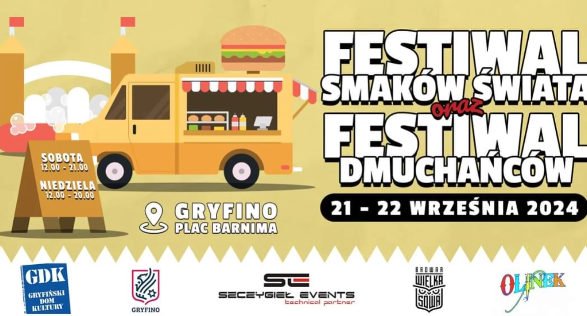 Imprezy, Gryfiński Festiwal Smaków Festiwal Dmuchańców weekend! - zdjęcie, fotografia