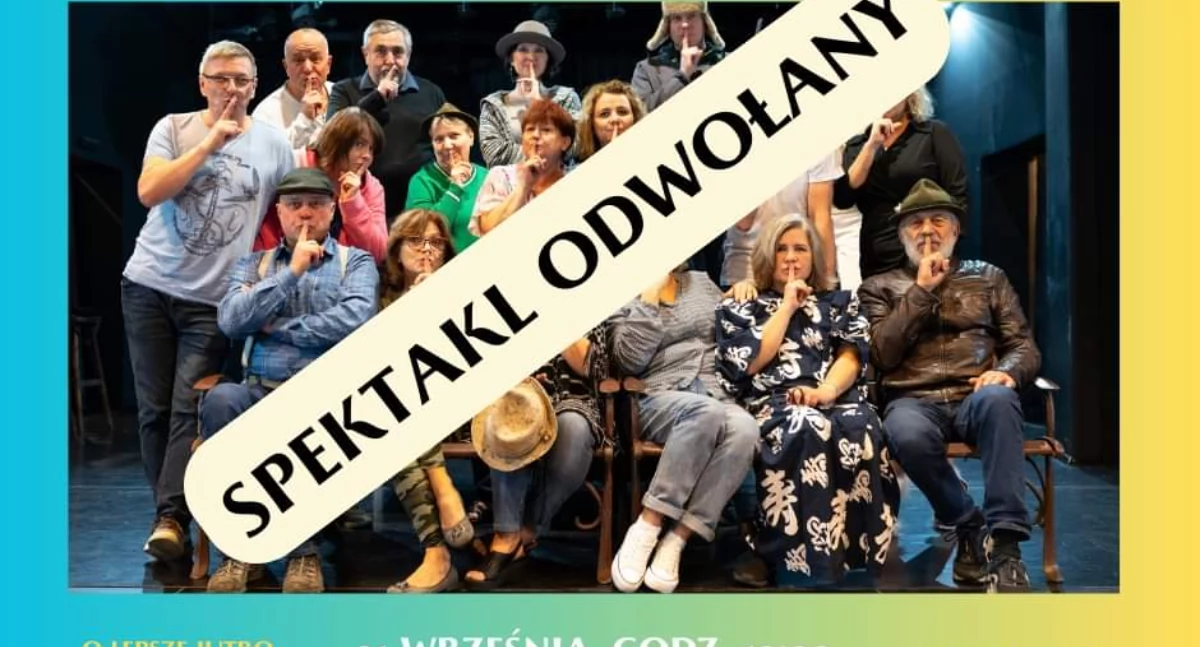 Teatr, Gliptykos odwołuje jutrzejszy spektakl! - zdjęcie, fotografia