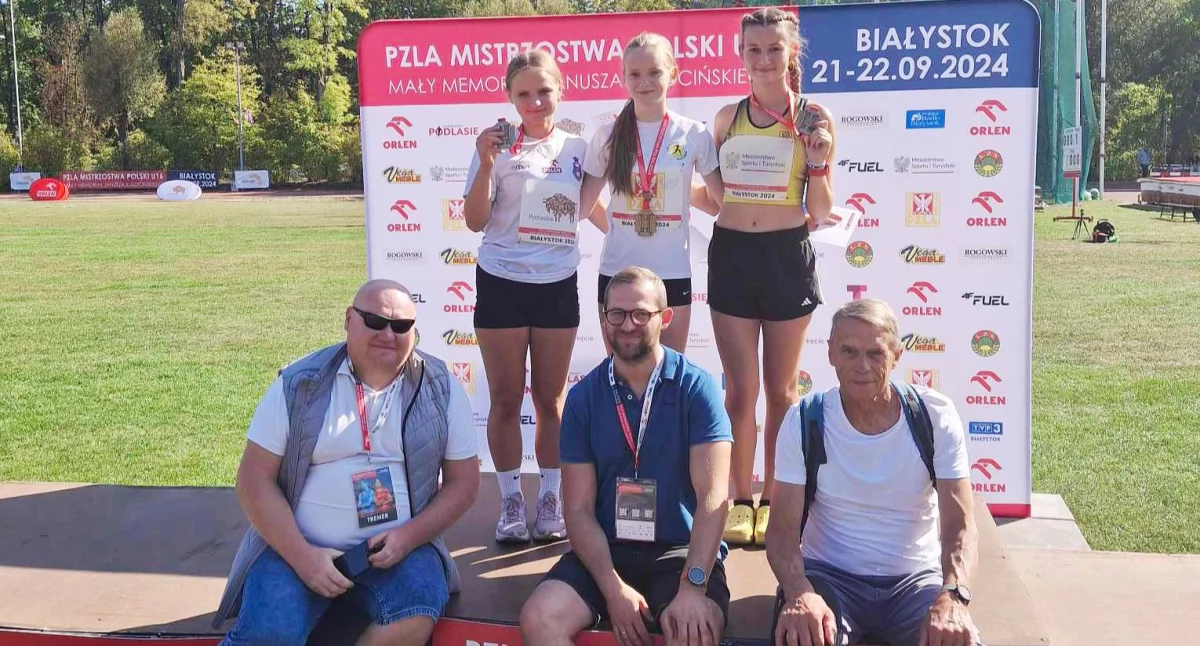Lekkoatletyka, Julia Czajka medalistką mistrzostw kraju! - zdjęcie, fotografia