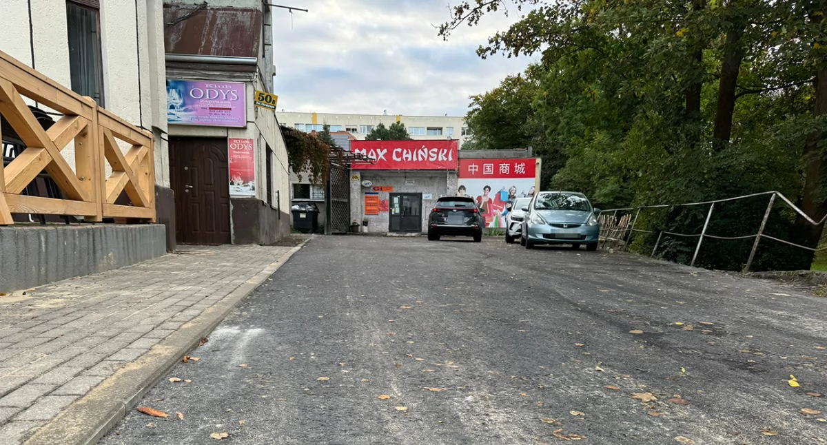 Transport i komunikacja, Działka Społem ogólnodostępny parking - zdjęcie, fotografia