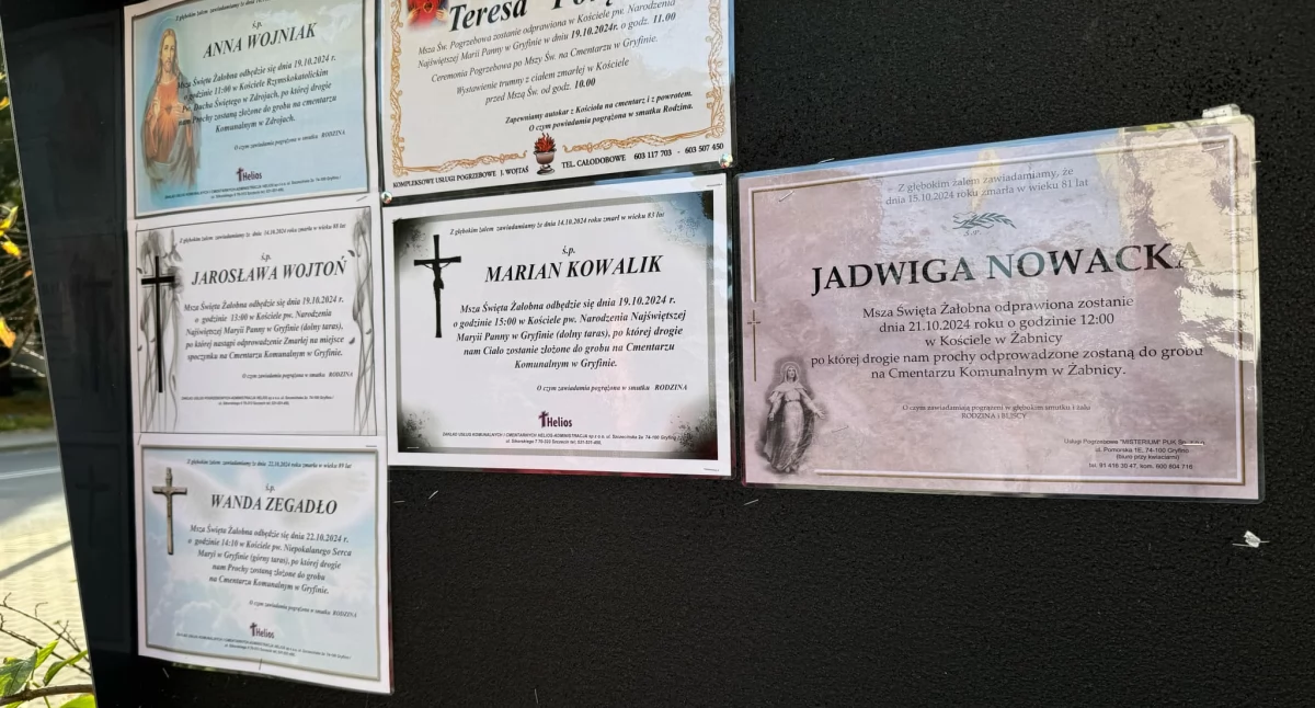 Odeszli, Żegnamy sześcioro mieszkańców regionu latków latków - zdjęcie, fotografia