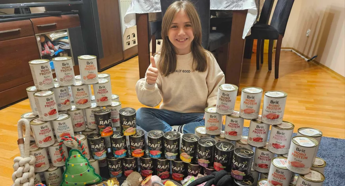 Inicjatywy społeczne, znów zrobiła! Zebrała złotych zrobiła zakupy zwierząt Kojca - zdjęcie, fotografia