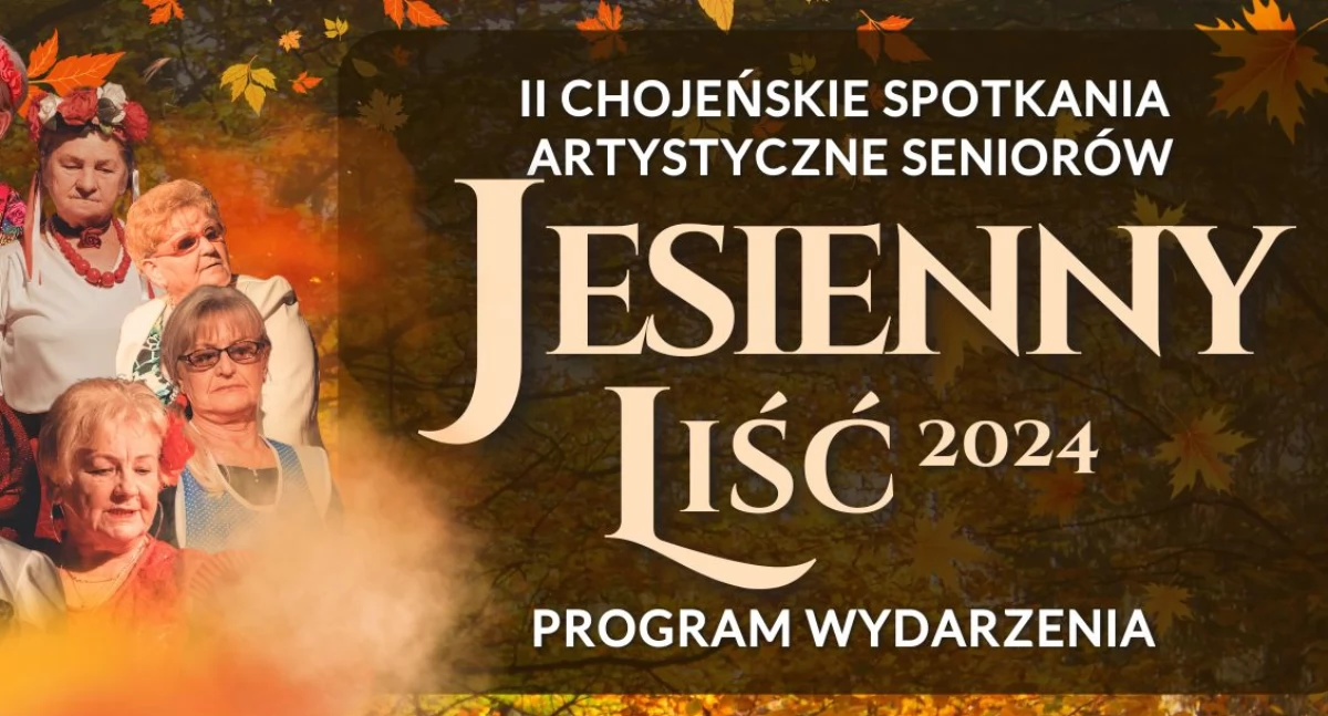 Imprezy, Zapraszają Spotkania Artystyczne Seniorów Jesienny liść - zdjęcie, fotografia