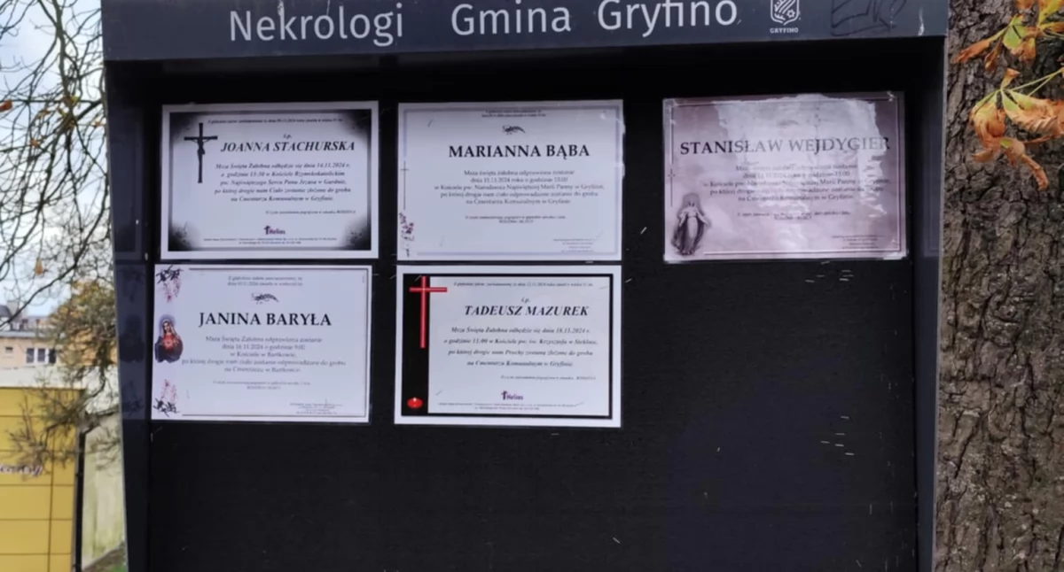 Odeszli, Żegnamy dziewięcioro zmarłych mieszkańców gryfińskiego regionu - zdjęcie, fotografia