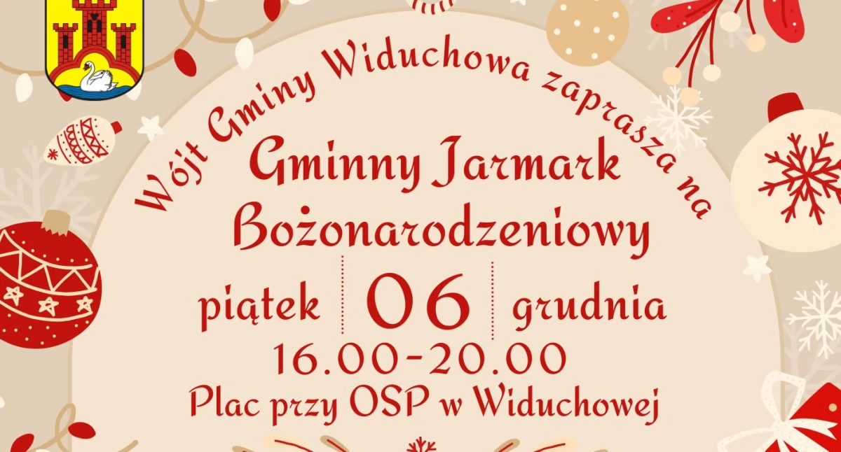 Imprezy, Znamy dokładny program Jarmarku Bożonarodzeniowego Widuchowej - zdjęcie, fotografia
