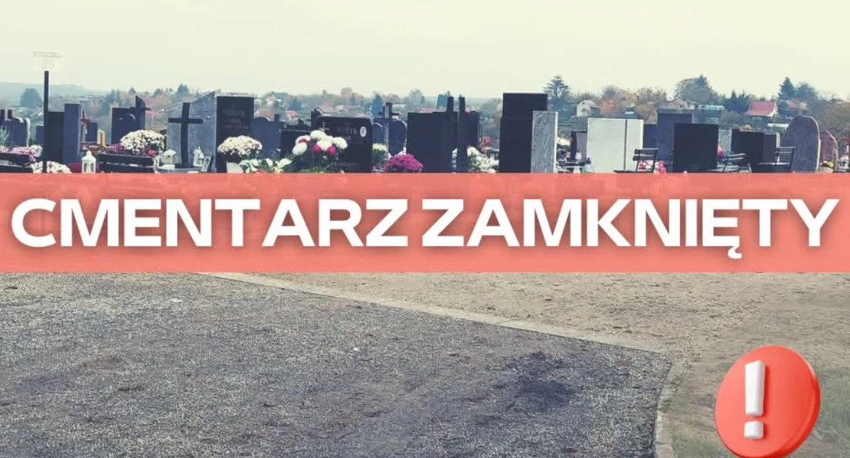 Info, Gryfiński cmentarz został zamknięty - zdjęcie, fotografia