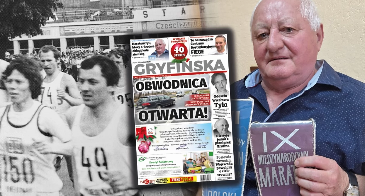Biegi, Gryfiński maratończyk który czterokrotnie obiegł kulę ziemską - zdjęcie, fotografia