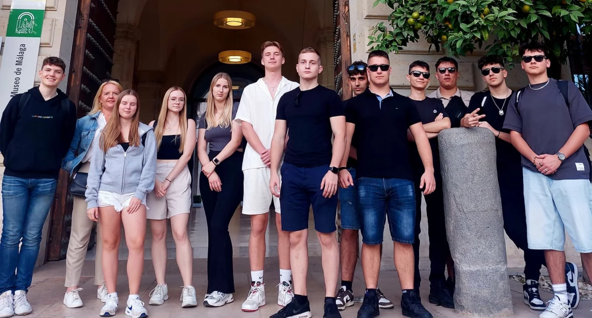 Szkoły i przedszkola, Uczniowie Gryfino odbywali praktyki zawodowe Maladze - zdjęcie, fotografia