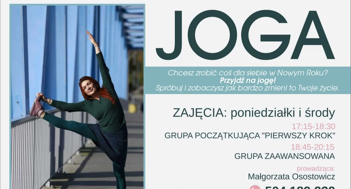 Promocja, Chcesz zrobić siebie Nowym Przyjdź jogę! - zdjęcie, fotografia