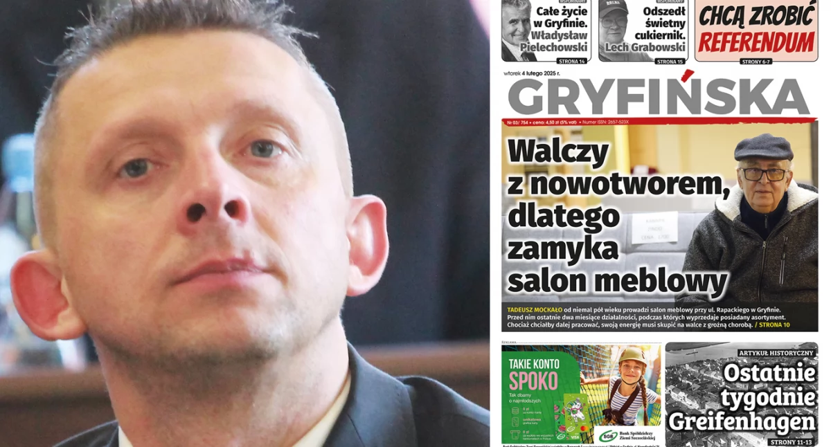 Gazeta Gryfińska, Marcin Pazik odszedł koniec zmian gryfińskiej radzie - zdjęcie, fotografia