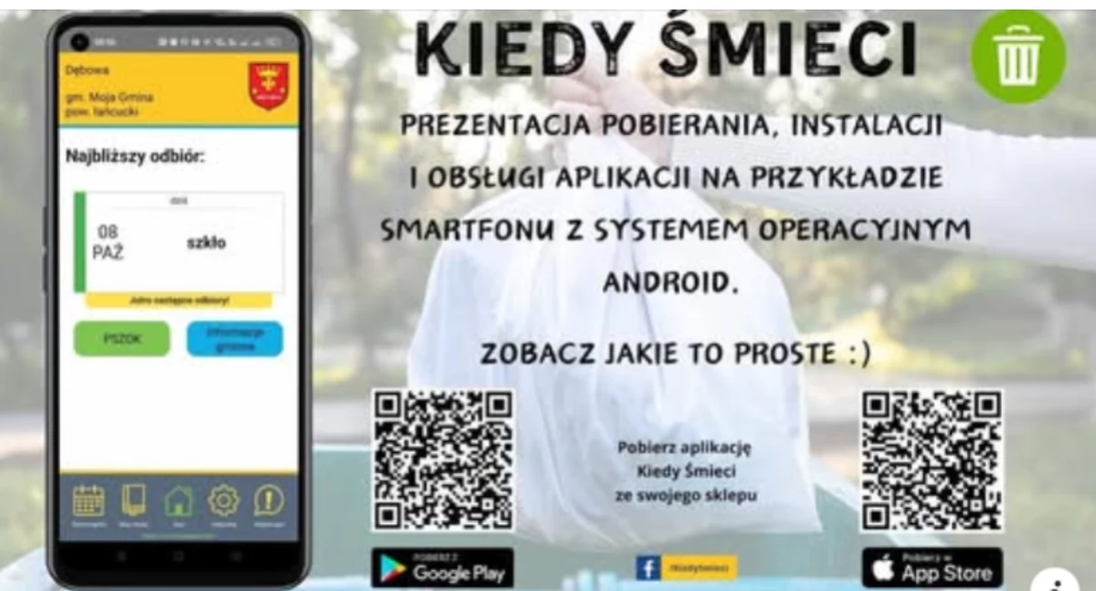 Obywatele, Kiedy śmieci aplikacja pobrania! - zdjęcie, fotografia