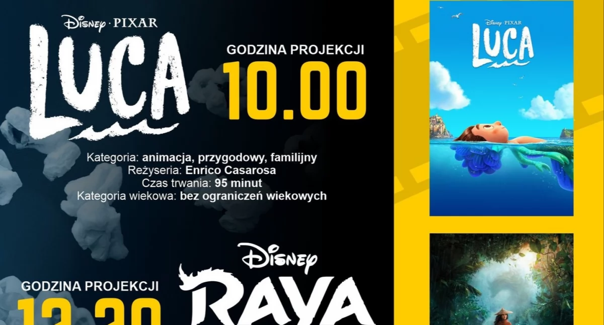 Kino, lutego bajkami Disneya Geoparku! - zdjęcie, fotografia