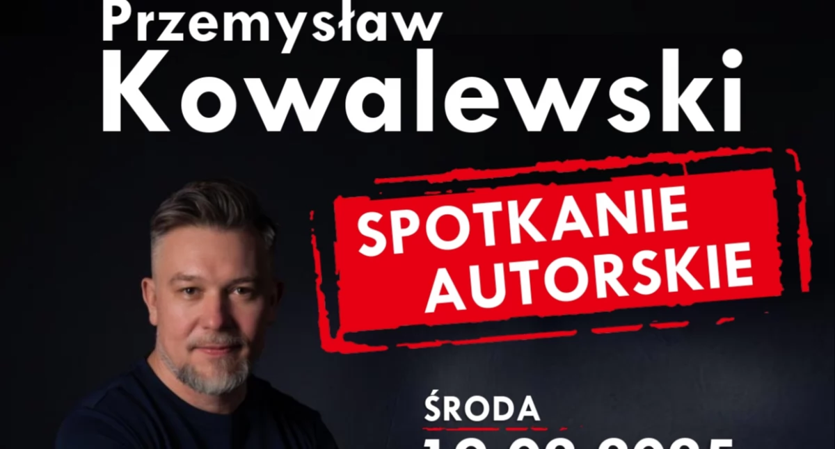 Książki, środę spotkanie autorskie Przemysławem Kowalewskim - zdjęcie, fotografia