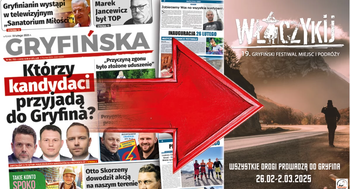 Gazeta Gryfińska, Gazeta Festiwalowa Włóczykija aktualnej Gazecie Gryfińskiej! - zdjęcie, fotografia