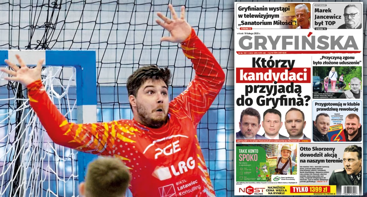 Piłka ręczna, Kacper Kłodziński Gryfinianin wyboru - zdjęcie, fotografia