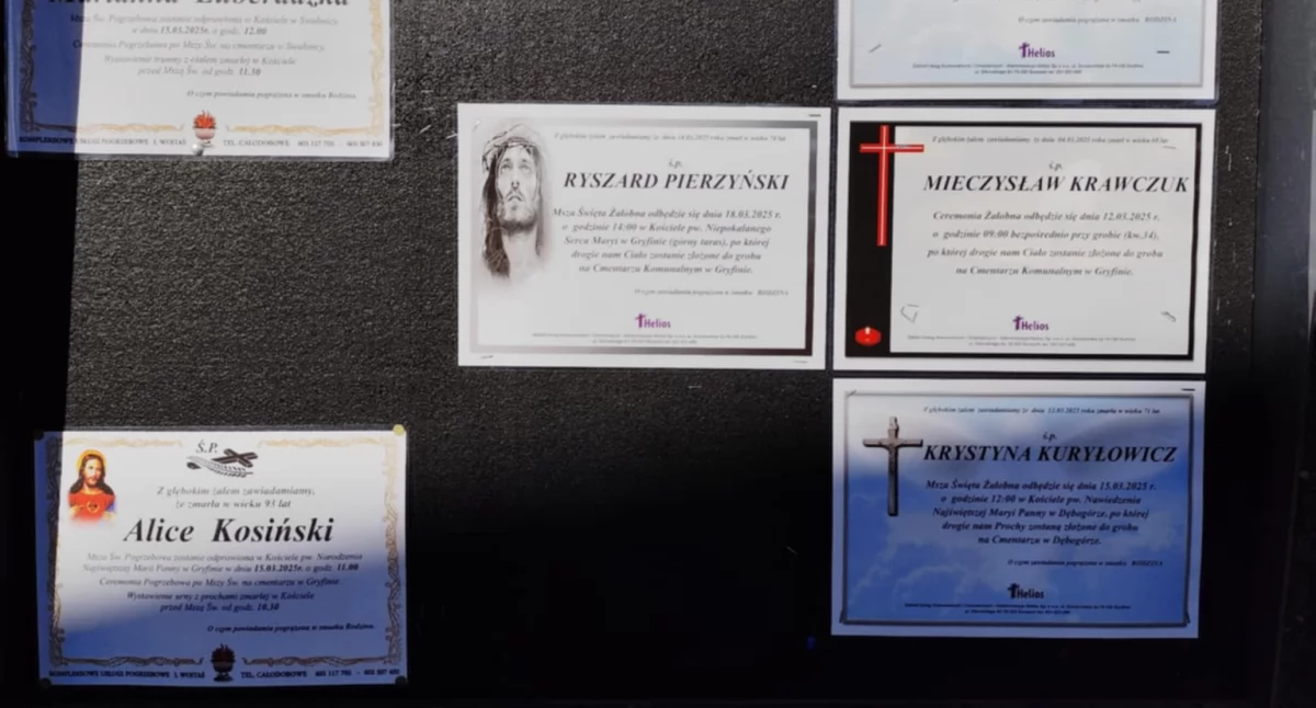 Odeszli, Żegnamy kolejnych gryfinian - zdjęcie, fotografia