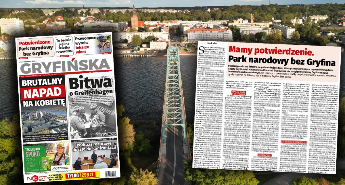 Natura Miejsca, Dlaczego ministerstwo Gryfina parku narodowym - zdjęcie, fotografia