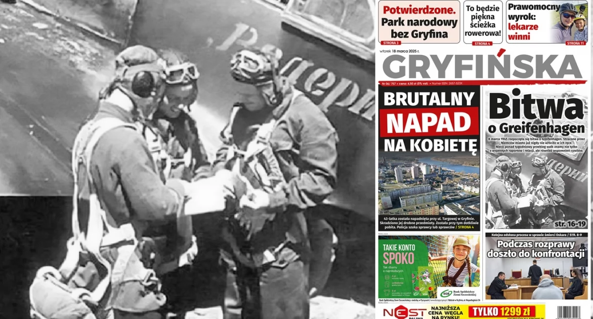 Przed 1945, Bitwa Greifenhagen - zdjęcie, fotografia