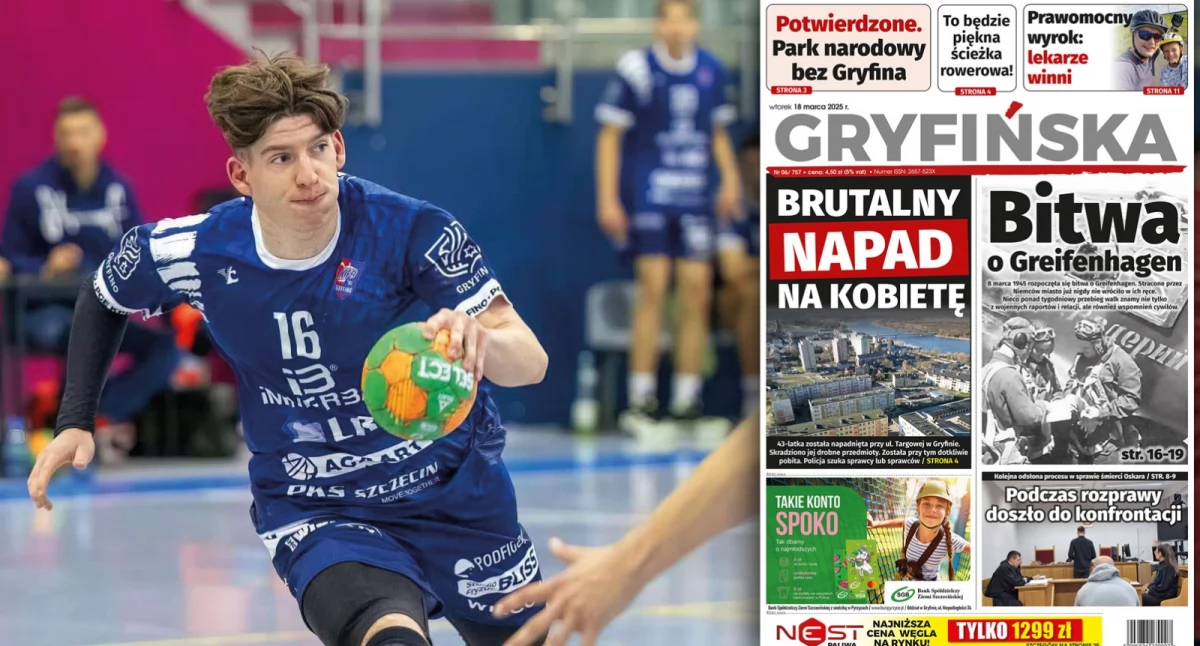 Piłka ręczna, Superstrzelec Robert walczy koronę króla strzelców ligi! - zdjęcie, fotografia