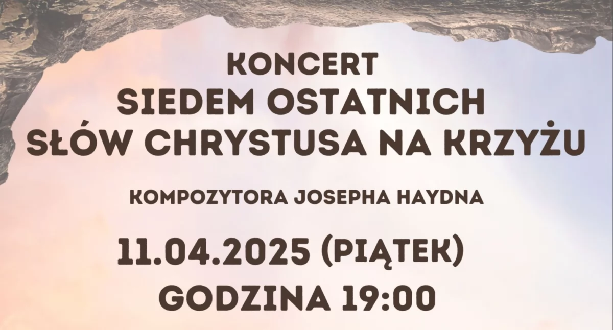 Koncerty muzyka, Odbędzie koncert Siedem Ostatnich Słów Jezusa Krzyżu - zdjęcie, fotografia