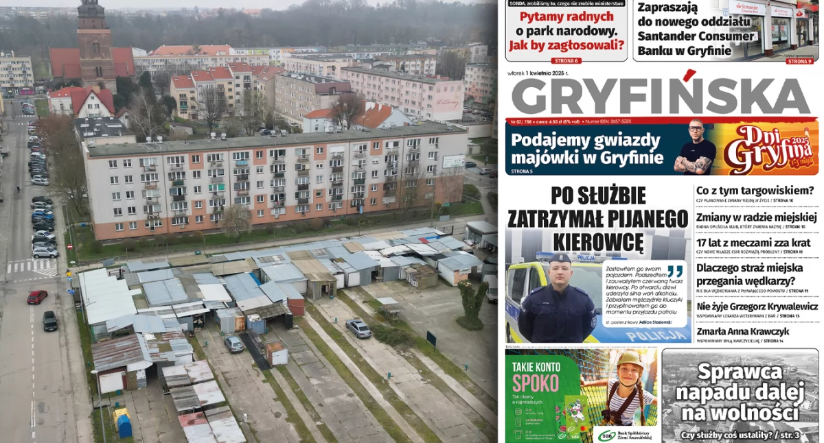 Gazeta Gryfińska, targowiskiem [GAZETA] - zdjęcie, fotografia