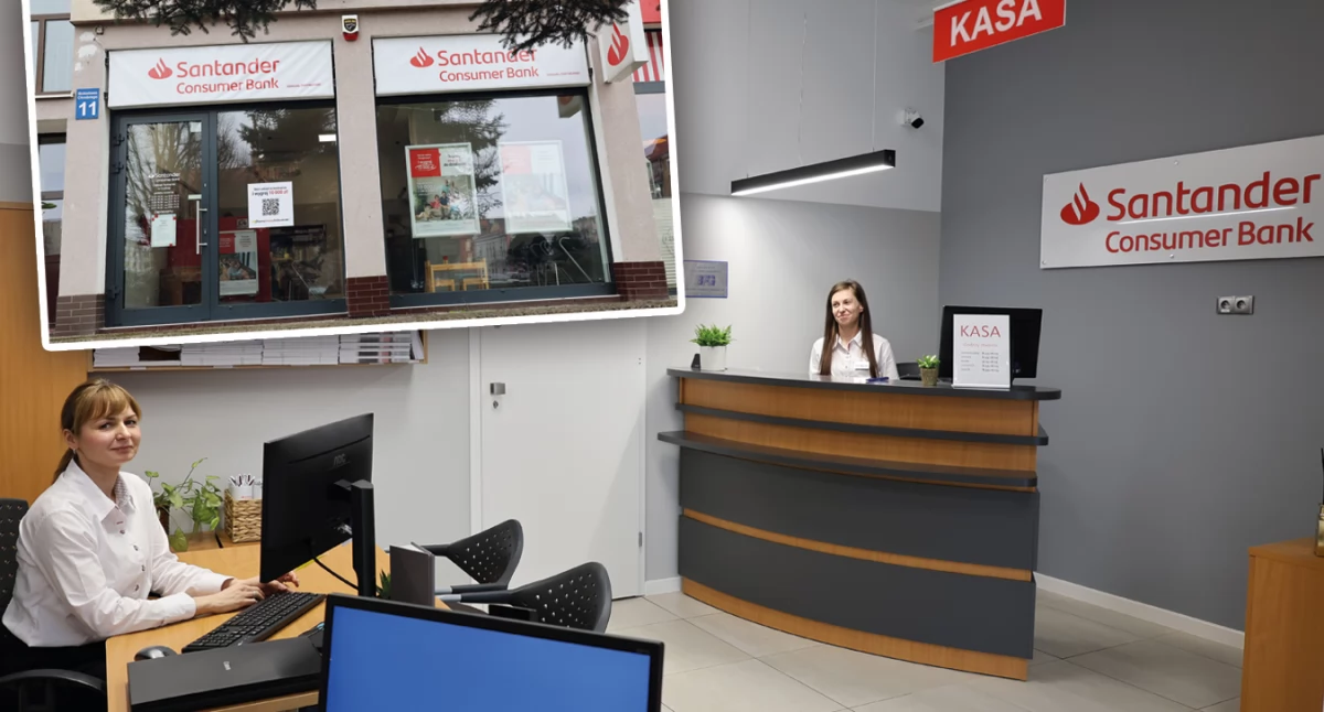 Promocja, Zapraszają oddziału Santander Consumer Banku Gryfinie - zdjęcie, fotografia