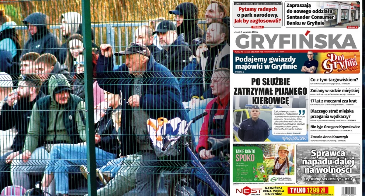 Gazeta Gryfińska, latach zlikwidują płot sztucznym boisku - zdjęcie, fotografia
