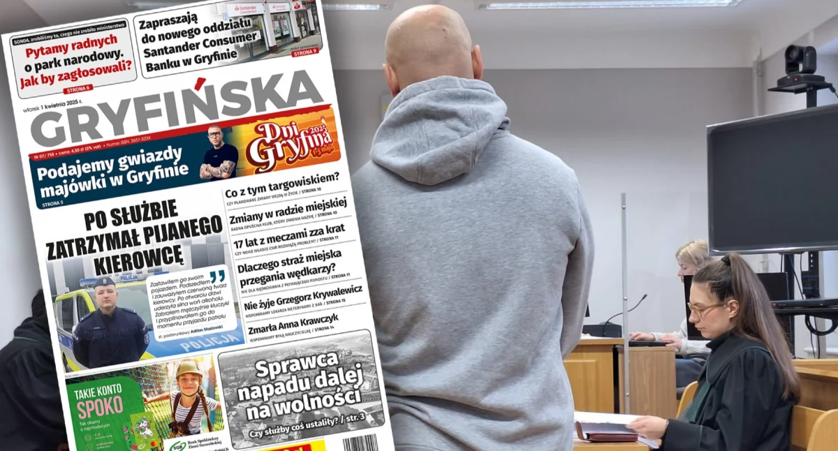 Gazeta Gryfińska, skłamał ponownie wezwał świadków - zdjęcie, fotografia