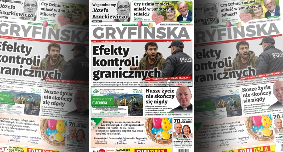 Gazeta Gryfińska, wydanie Gazety Gryfińskiej - zdjęcie, fotografia