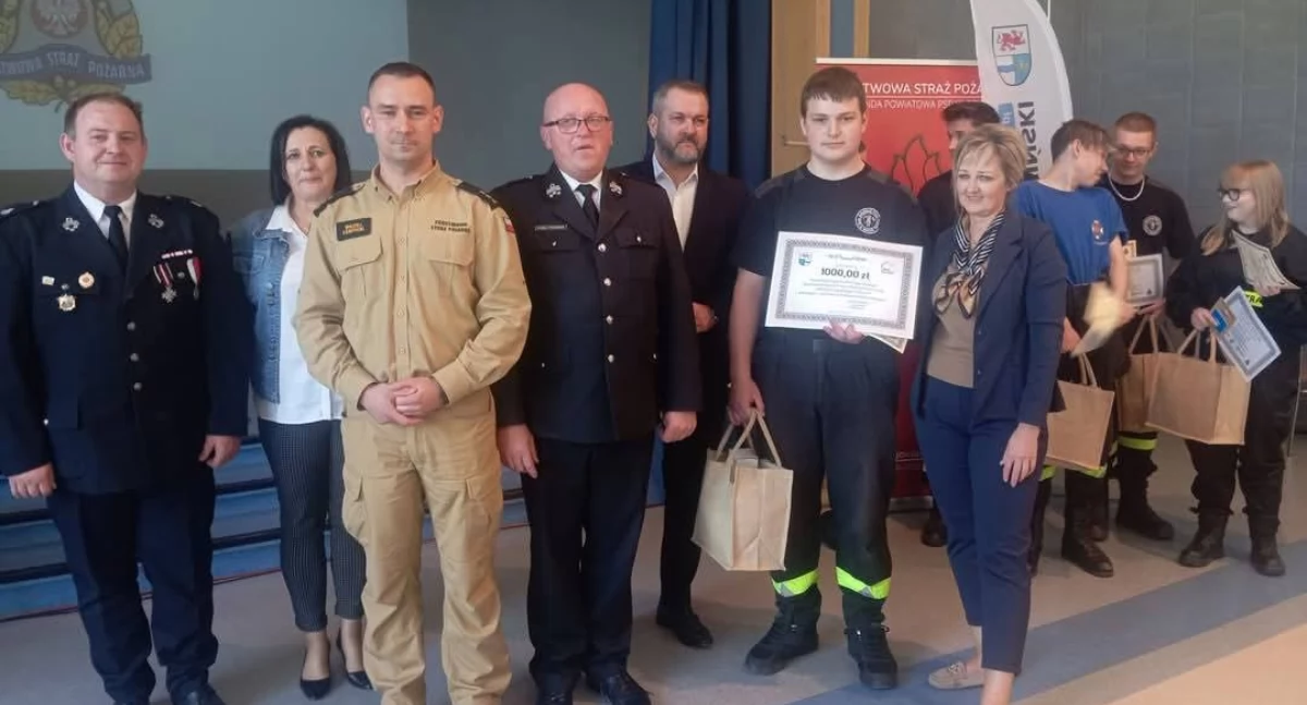 Straż pożarna, Młodzi druhowie Wełtyń zajęli całe podium! - zdjęcie, fotografia