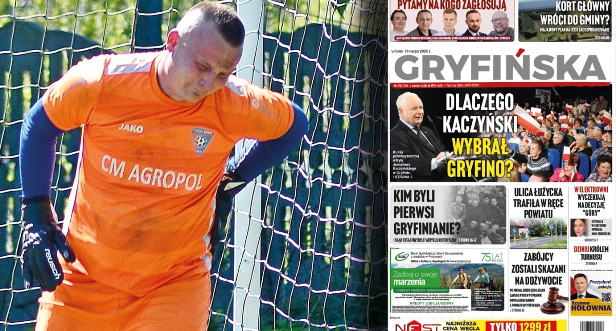 Gazeta Gryfińska, Iskra radzić sobie bramkarza dziś liderem - zdjęcie, fotografia
