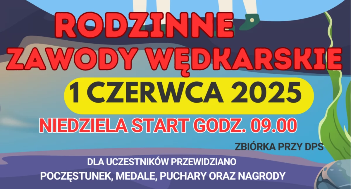 Ryby, Zapraszają Rodzinne Zawody Wędkarskie - zdjęcie, fotografia