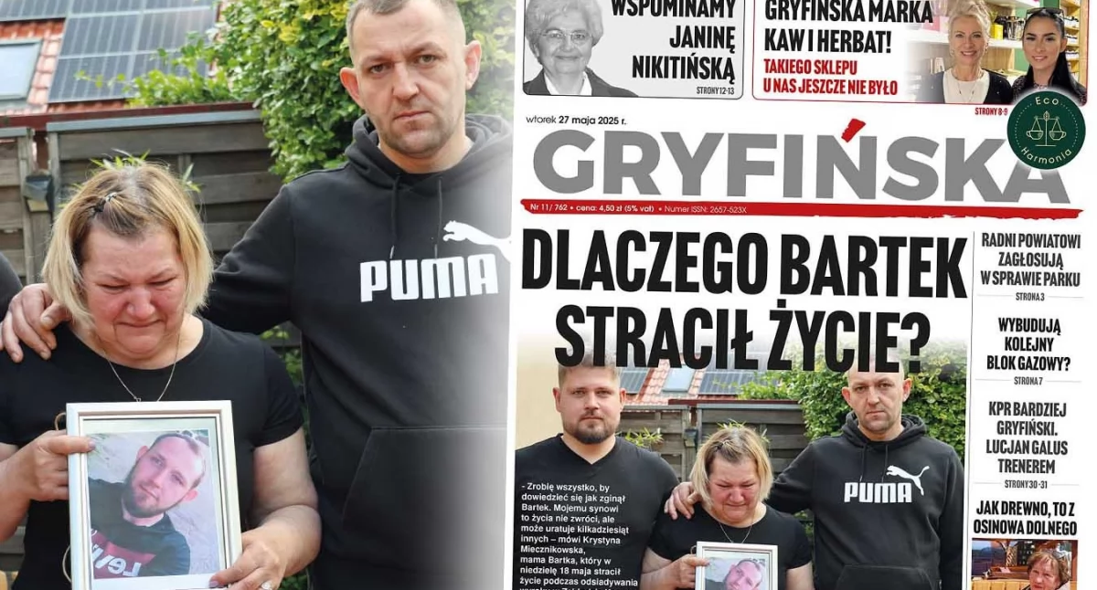 Gazeta Gryfińska, Krystyna Miecznikowska Dlaczego stracił życie - zdjęcie, fotografia