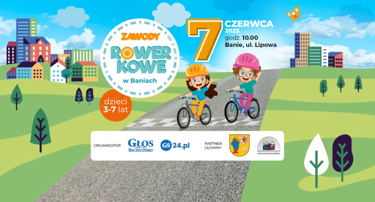 Turystyka Rowery, Banie zapraszają dzieci wieku zawody rowerkowe - zdjęcie, fotografia