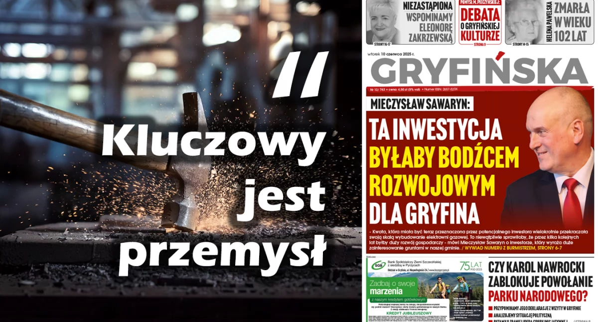 Samorządowcy, Burmistrz inwestycja byłaby bodźcem rozwojowym Gryfina - zdjęcie, fotografia
