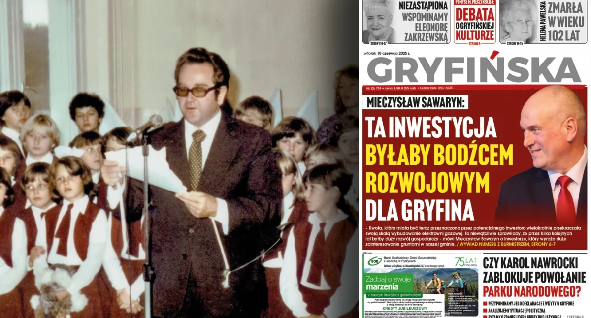 Gazeta Gryfińska, była Gryfino latach - zdjęcie, fotografia